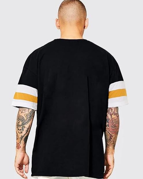 Black oversize t shirt for men - FastColors - Oversize Tshirt - FastColors - #tag1# - #tag2# - #tag3# - 