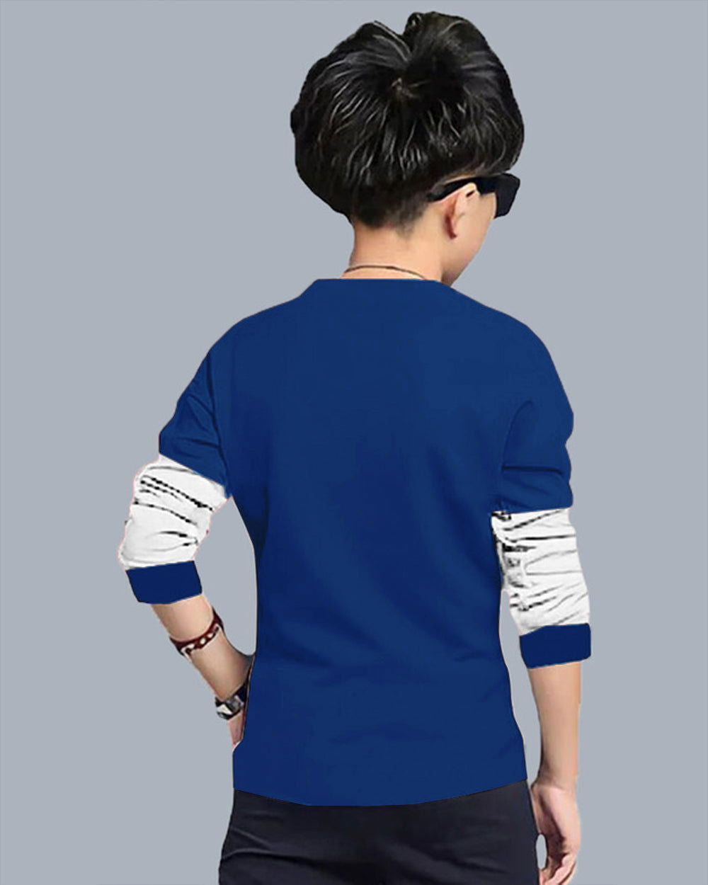 ColorBlocked Because Printed Boys Apparel Top and Bottom Set - FastColors