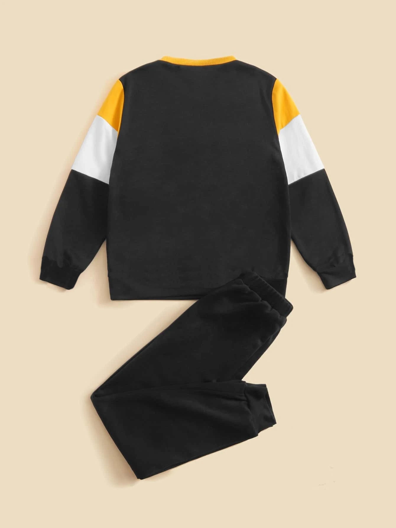 Color Blocked Boys Apparel Top and Bottom Set - FastColors