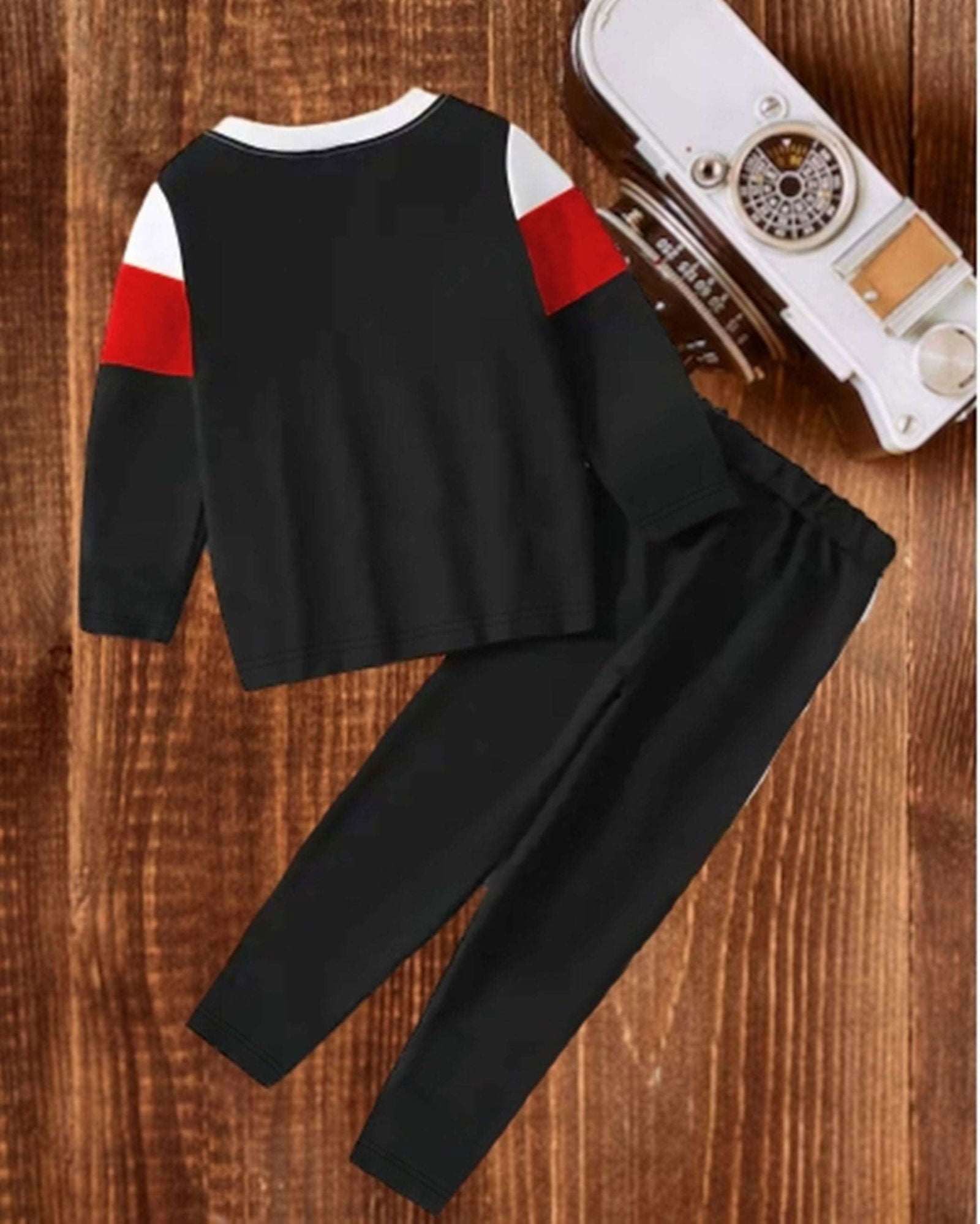 Color Blocked Printed Boys Apparel top bottom set for kids - FastColors - Color Blocked Printed Boys Apparel Top and Bottom Set - FastColors - #tag1# - #tag2# - #tag3# - 