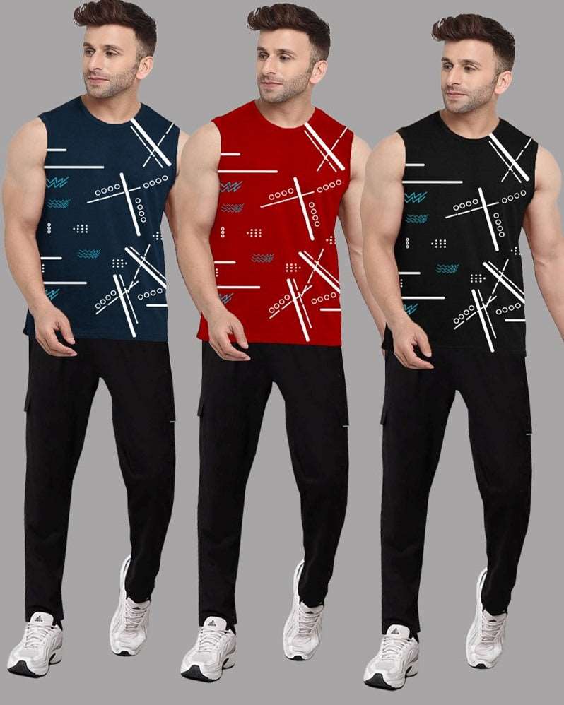 FastColors All Over Printed Vests Pack of 3 - FastColors