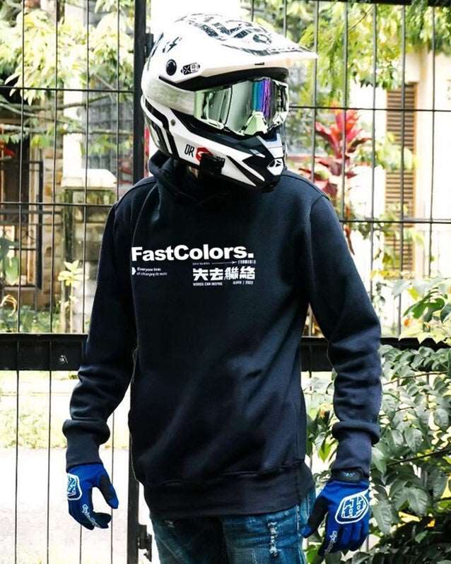 FastColors Back Printed Hoodie Sweatshirt - FastColors