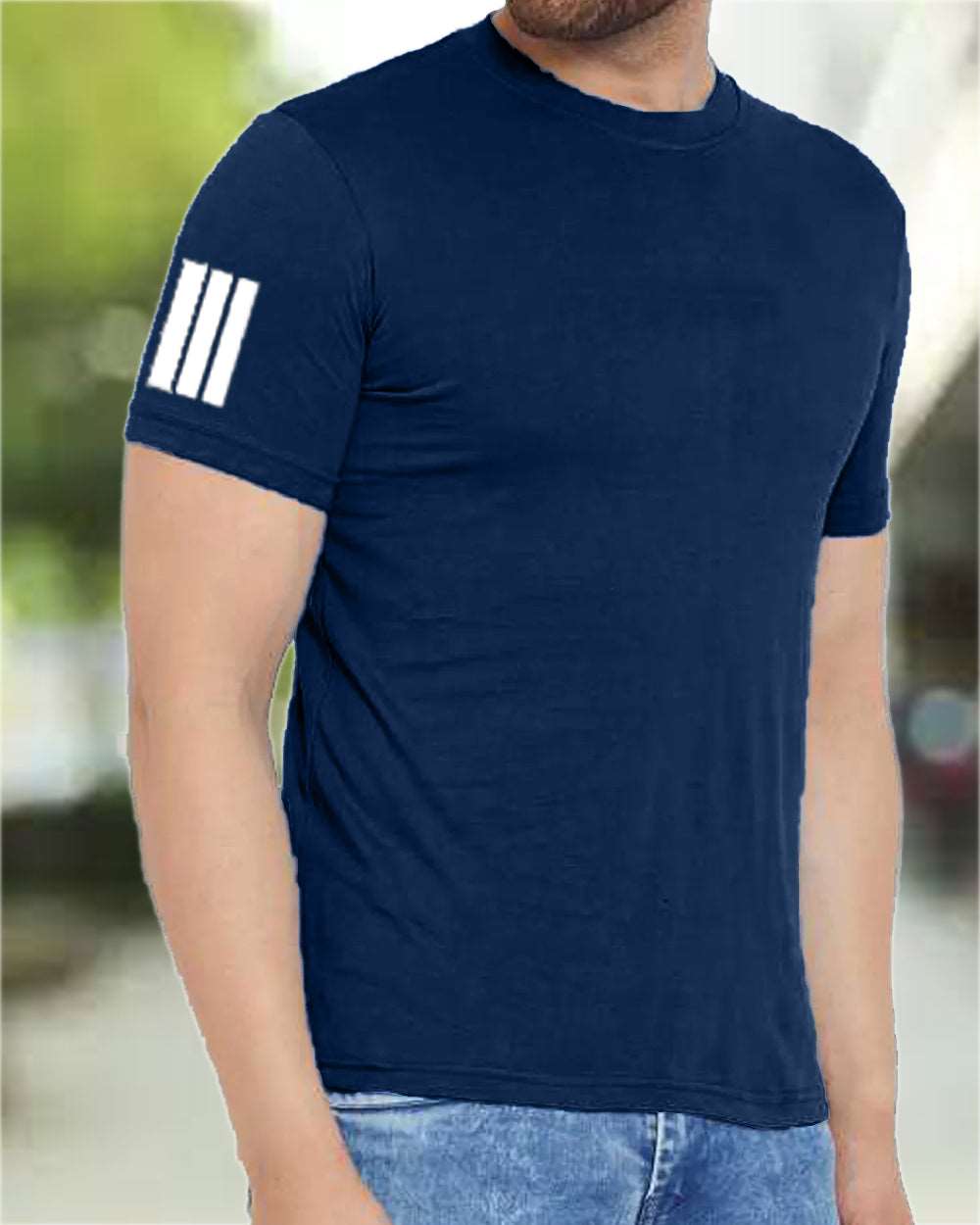FastColors Half Sleeve Solid Men Round Neck Polyester T-Shirt - FastColors
