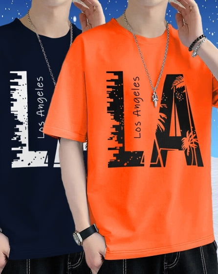 FastColors Polyester Men Round Neck Printed T-Shirt - FastColors