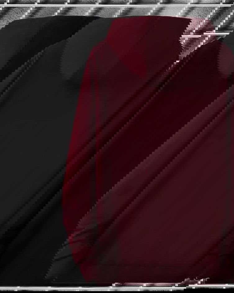 FastColors Printed Men Hooded Neck Black, Maroon T-Shirt - FastColors