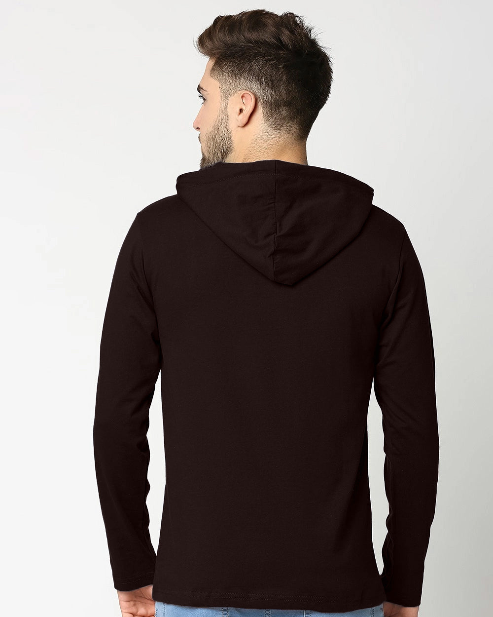 FastColors Printed Men Round Neck Brown T-Shirt - FastColors