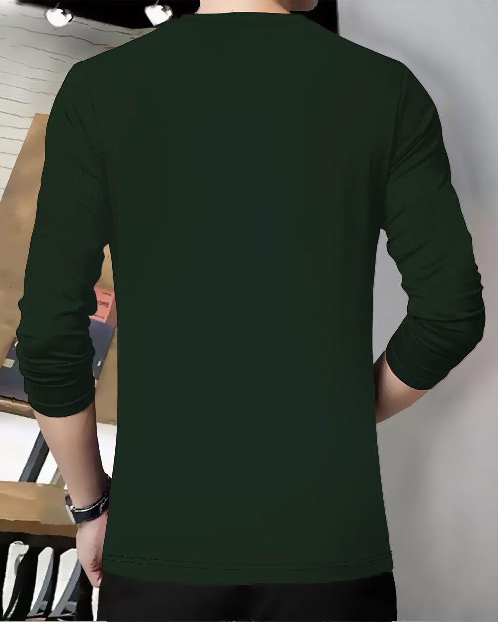 FastColors Printed Men Round Neck Green T-Shirt - FastColors