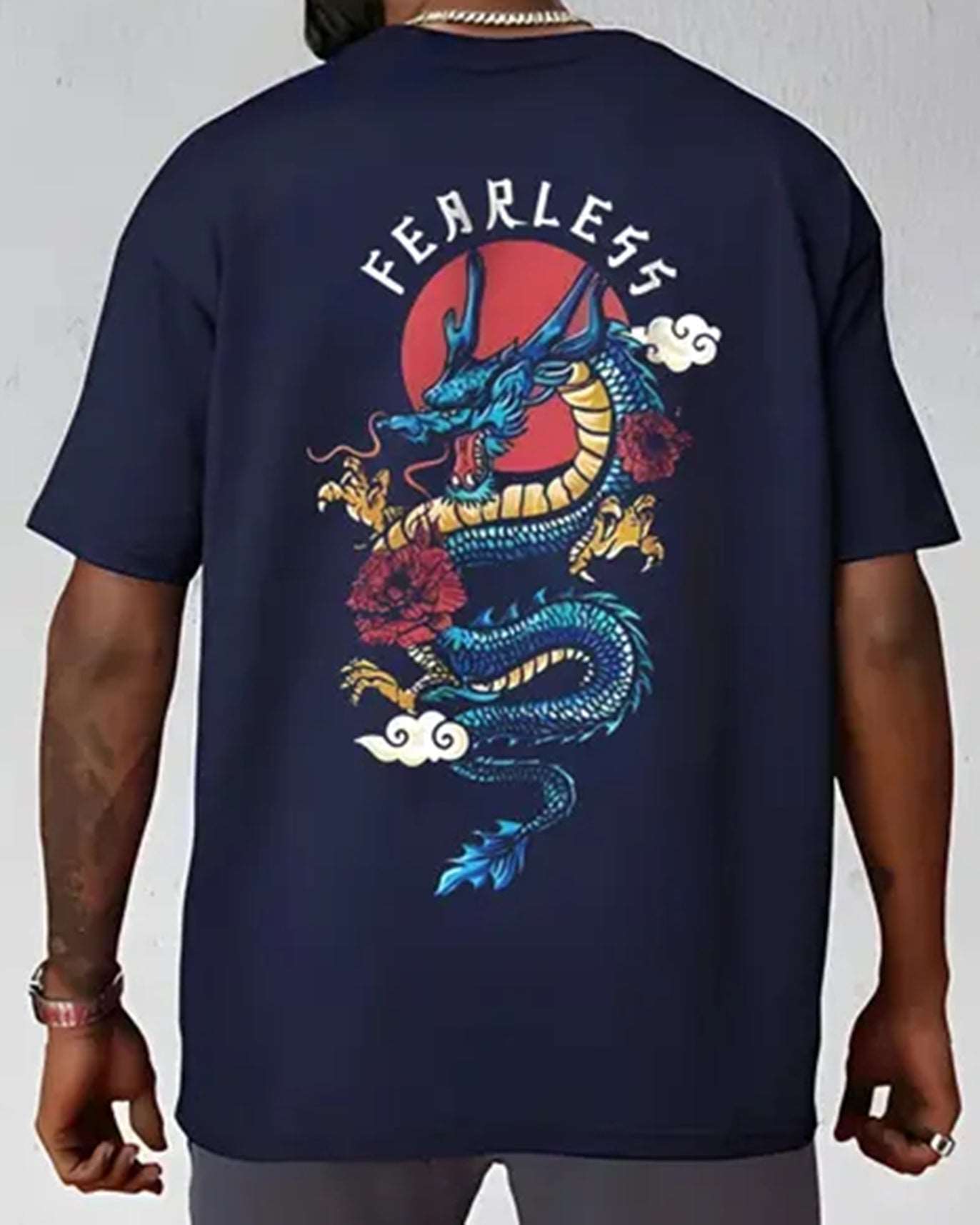 Fearless Oversize Printed T-Shirt - FastColors