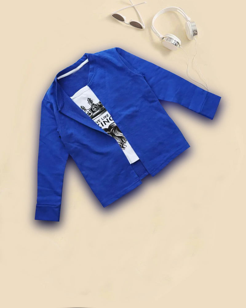 KIng OverCoat Boys Tshirt and Track Pant combo - FastColors