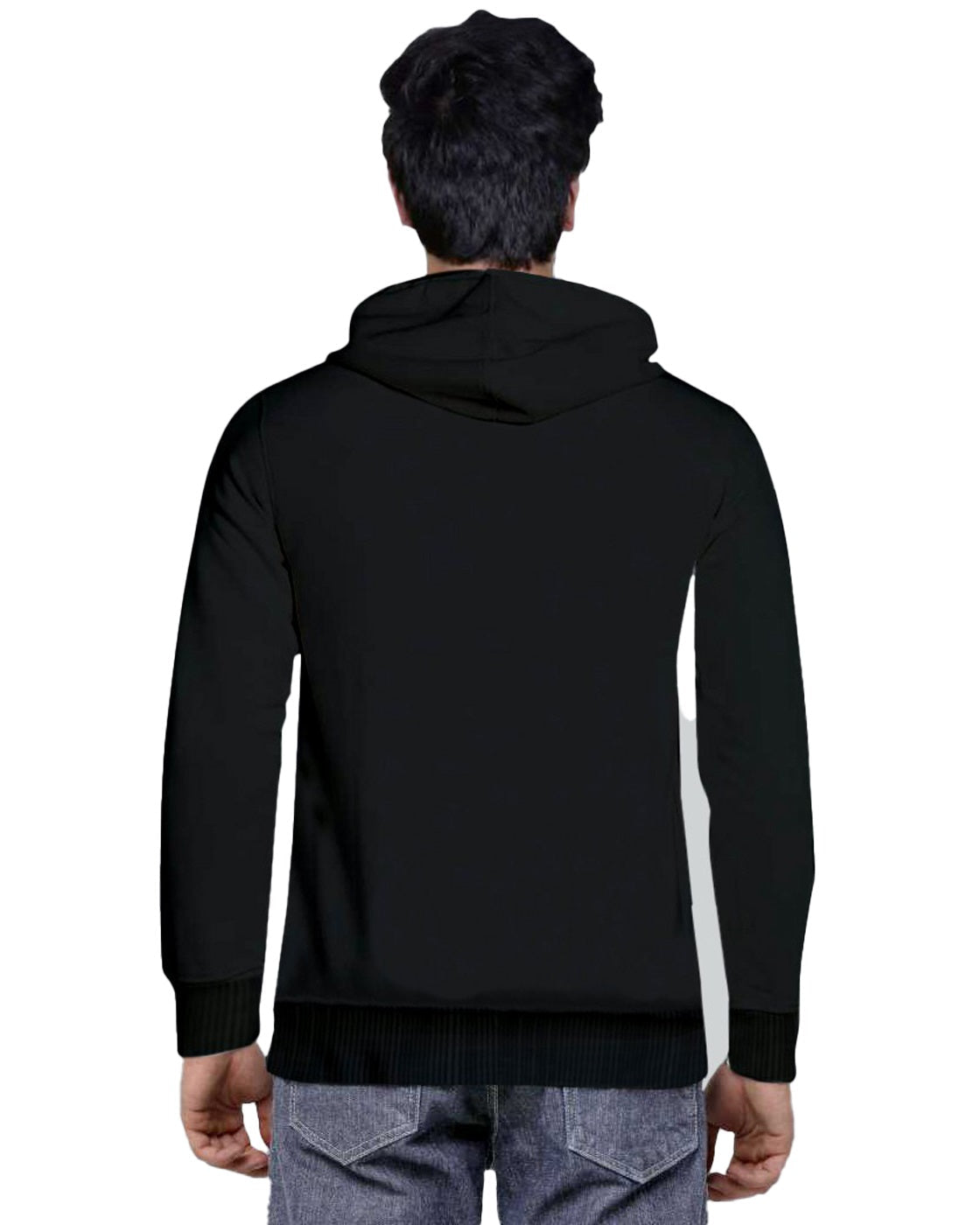 Mens Hooded Winter SweatShirts - FastColors #color_Black