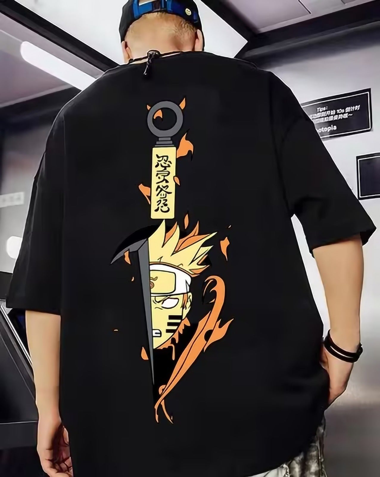 Naruto Oversize Printed T-Shirt - FastColors