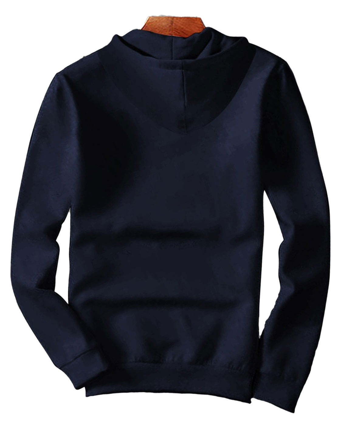 Navy Blue Mens Printed Hoodie SweatShirt - FastColors