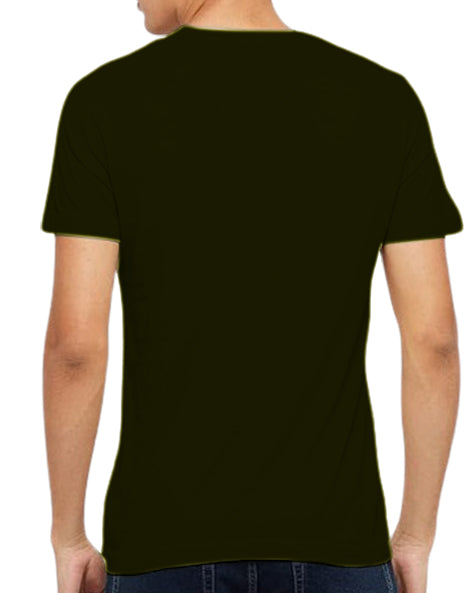 RUN Olive Half Sleeve T Shirt - FastColors