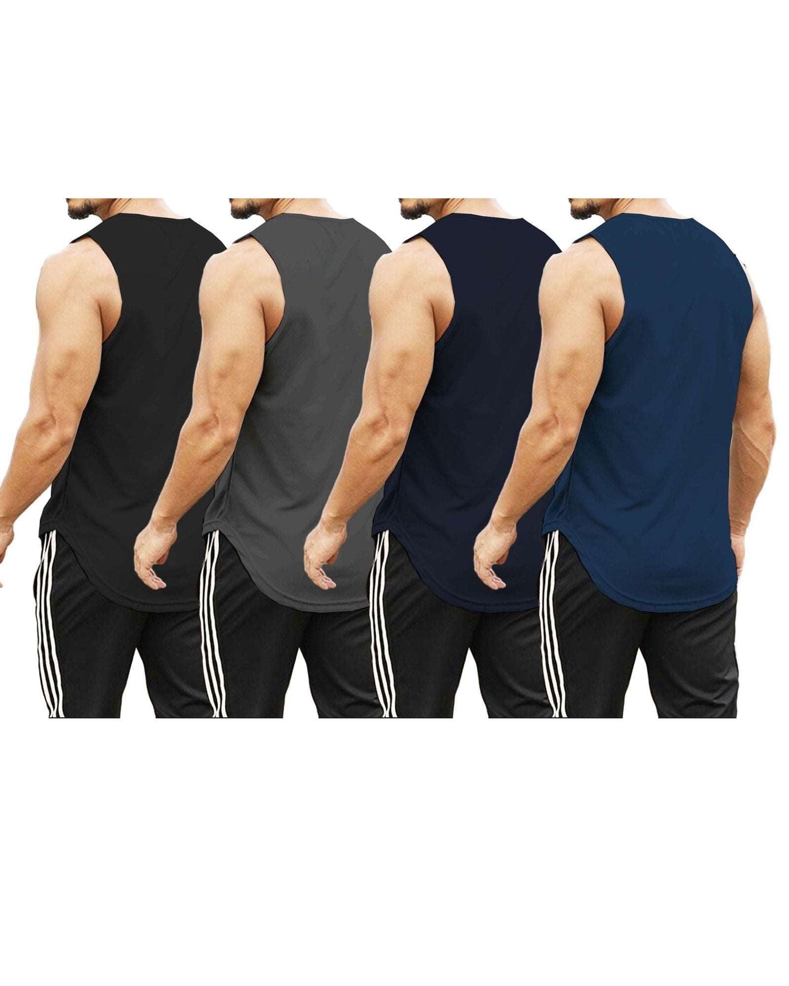 Polyester-Printed-Vests-Pack-of-4 combo t-shirt for men - FastColors - FastColors-Placement-Printed-Vests-Pack-of-4 - FastColors - #tag1# - #tag2# - #tag3# - 