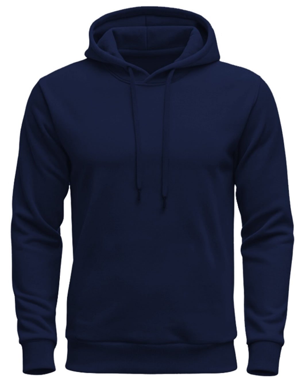 Printed Hooded Neck Sweatshirt/Navy