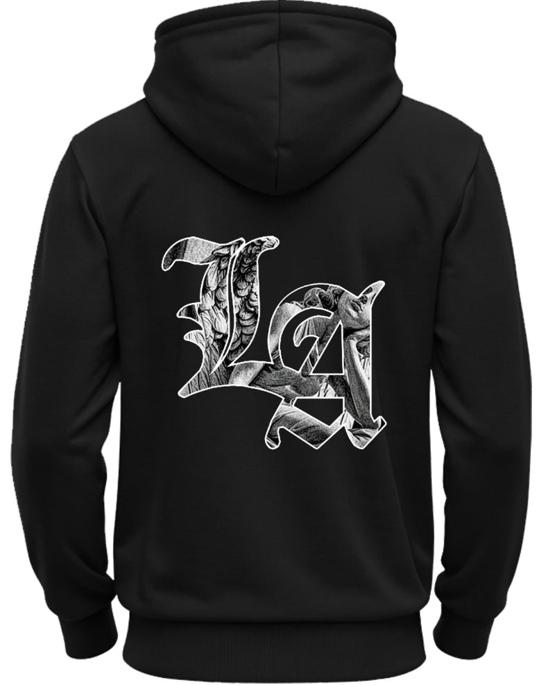 Printed black hoodie Sweatshirt