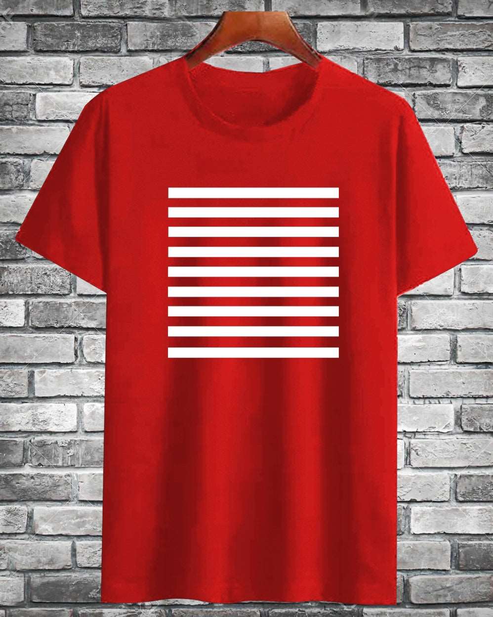 Red half sleeve t shirt for men - FastColors - Red Half Sleeve Men T Shirt - FastColors - #tag1# - #tag2# - #tag3# -