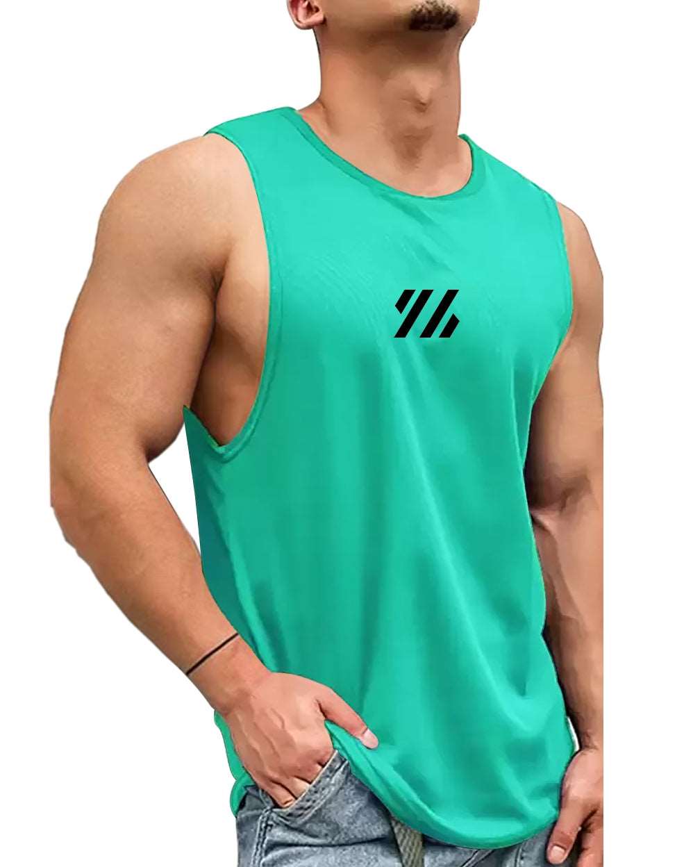 #color_light Green FastColors-Placement-Printed-Vests-Pack-of-1 - FastColors