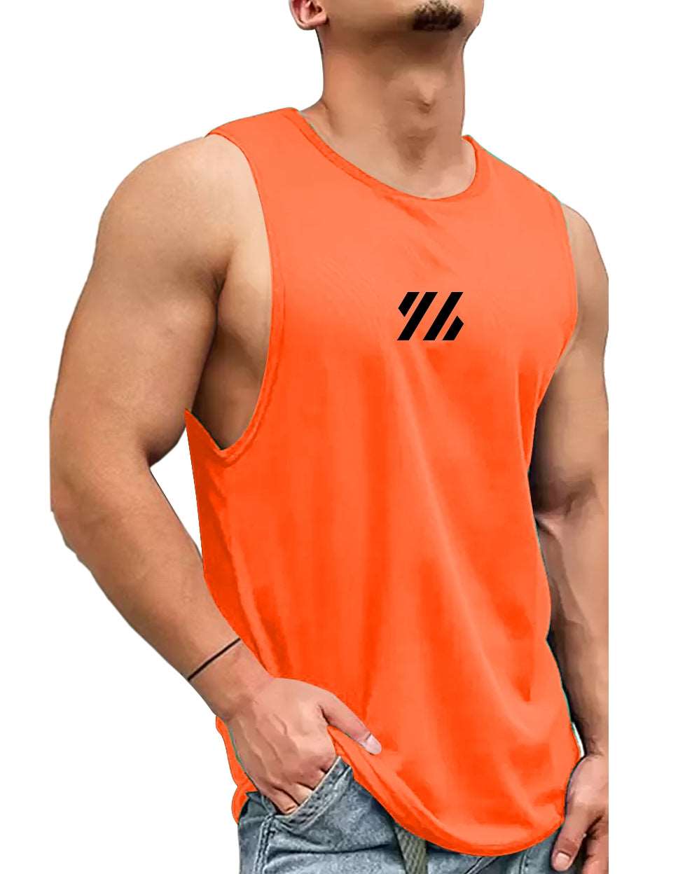 #color_Orange FastColors-Placement-Printed-Vests-Pack-of-1 - FastColors