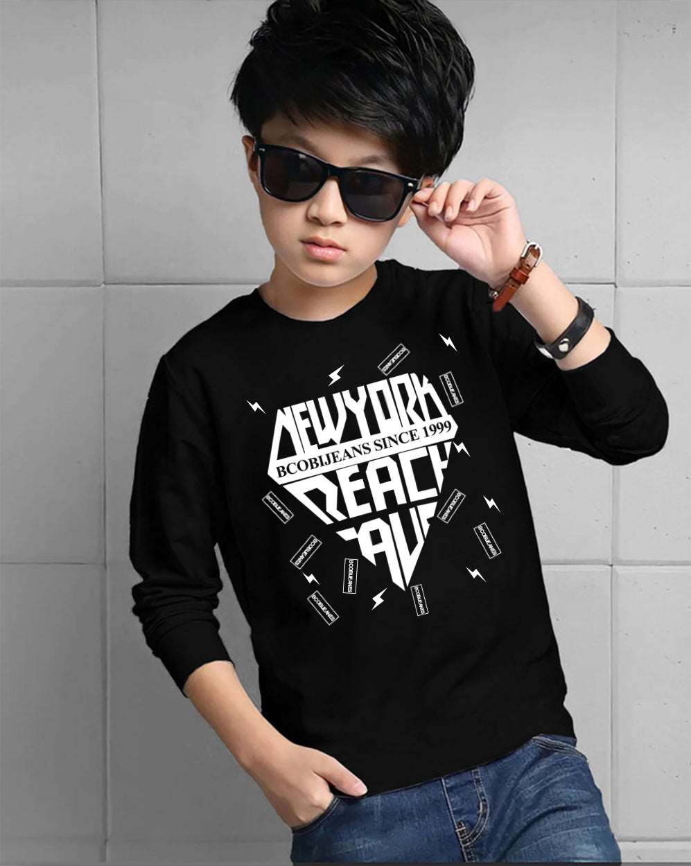 fastcolors-NEW YORK-printed-kids t shirt - FastColors