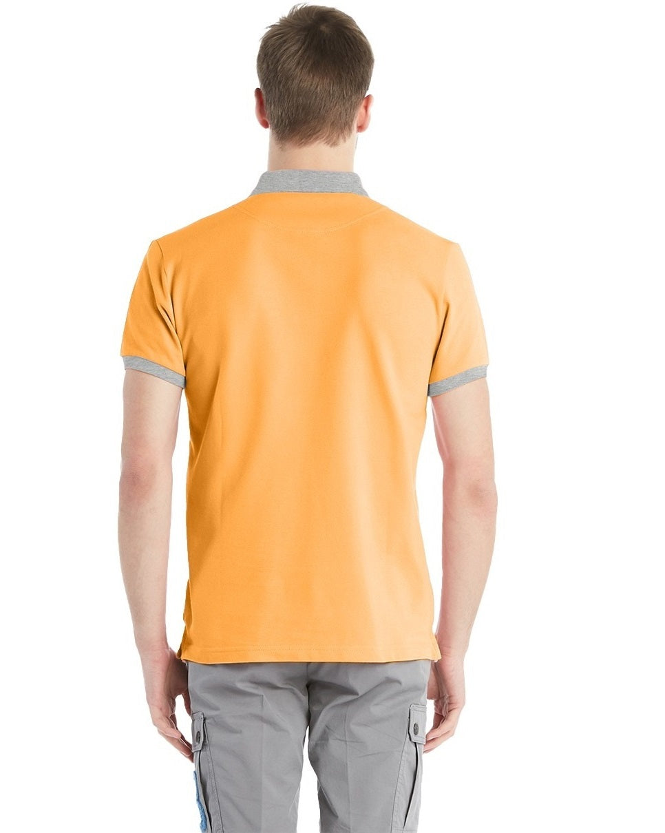 FastColors Solid Men Polo Neck Yellow T-Shirt - FastColors #color_Yellow