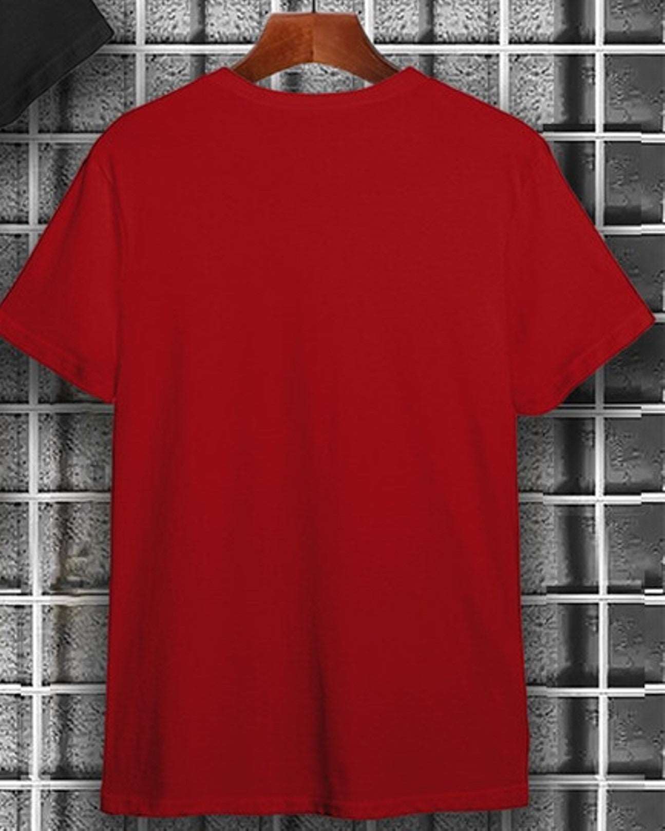 Red Half Sleeve Men's T-Shirt - FastColors